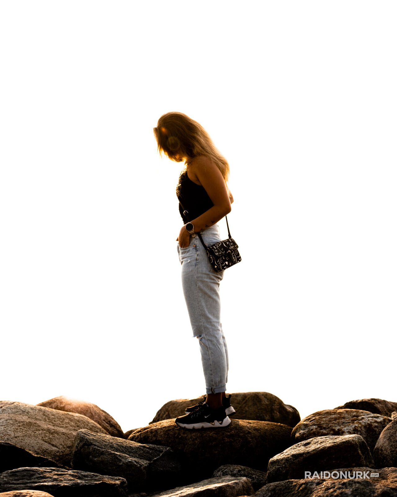 Suvi, portrate, portree, meri, summer, minimalism, people